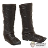 Boots: Coo Models Mens Brown Molded Boots w/Pegs