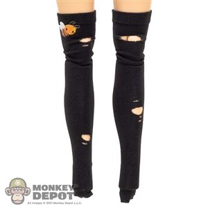 Stockings: GD Toys Female Thigh High Ripped Leggings