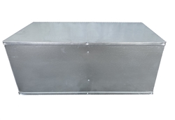 Coffin Box Air Handler Stand, Ready For Ducted Return, 46"L x 19"H Compatible With 22" D Air Handler 003506-MS (F)