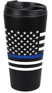 Thin Blue Line Travel Cup