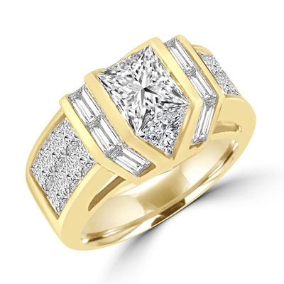 Ring – octrillion stone,baguettes,princess-cut stones