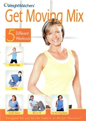 Weight Watchers Get Moving Mix 5 workouts DVD - Petra Kolber