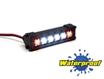 Gear Head RC 1/10 Scale Six Shooter 2" LED Light Bar - White and Amber