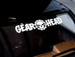 Gear Head RC Logo Curved Windshield Banner