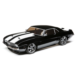 Losi 1/10 V100 AWD Brushed RTR with 1969 Chevy Camaro Body - Black