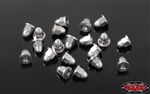 RC4WD M2 Flanged Acorn Nuts (Silver) (20)
