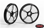 RC4WD RC Components Fusion Drag Race Front Wheels (2)