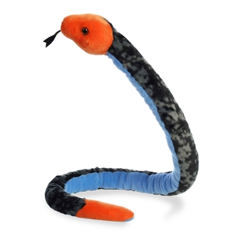 Blue Malayan Coral Snake 50 Inch Stuffed Animal by Aurora
