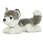 Realistic Stuffed Husky 11 Inch Plush Dog By Aurora