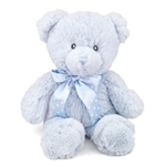 12 Inch Baby Safe Classic Plush Blue Teddy Bear By Ebba
