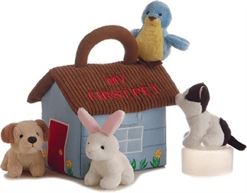 My First Pet Plush Playset for Babies by Ebba
