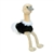 Ozzi the Stuffed Ostrich Mini Flopsie by Aurora