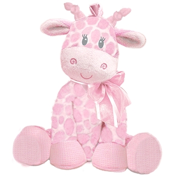 Jingles the Baby Safe Pink Plush Giraffe by First and Main