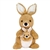 Mom and Baby Plush Kangaroos by Fiesta