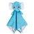 Huggy Huggables Baby Safe Plush Elephant Blankie with Rattle by Fiesta