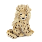 Handcrafted 8 Inch Lifelike Baby Cheetah Stuffed Animal by Hansa