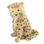 Handcrafted 14 Inch Lifelike Cheetah Cub Stuffed Animal by Hansa