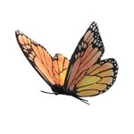 Lifelike Monarch Butterfly Stuffed Animal by Hansa