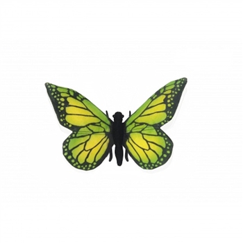Lifelike Green Butterfly Stuffed Animal by Hansa
