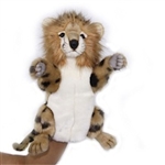 Handcrafted 12 Inch Lifelike Full-Body Cheetah Puppet by Hansa