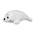 Stuffed Harp Seal Pup Eco Pals Plush by Wildlife Artists