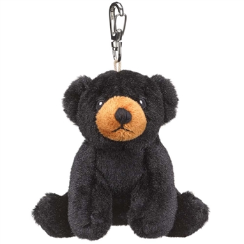 Eco Pals Clip On Stuffed Black Bear by Wildlife Artists