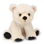 Baby Plush Polar Bear 9  Inch Stuffed Bear Cuddlekin By Wild Republic