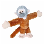 Huggers Squirrel Monkey Stuffed Animal Slap Bracelet by Wild Republic