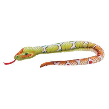 Vibe Bright Light Up Green Stuffed Snake by Wild Republic