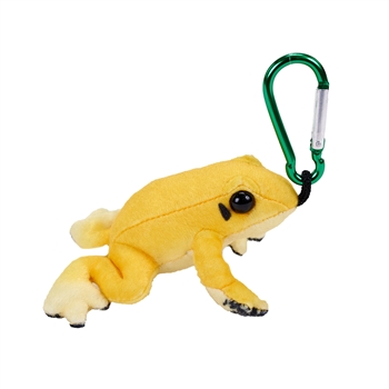 Living Earth Clip On Plush Golden Poison Frog by Wild Republic
