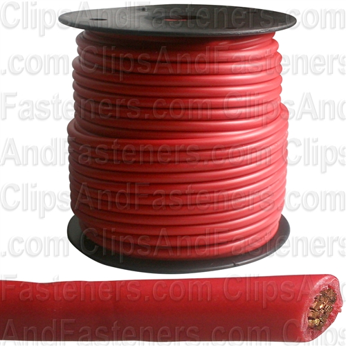 Plastic Primary Wire Red 100' 12 Gauge