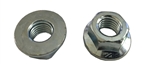 10 M12 - 1.75 Hexagon Flange Nut - Non-Serrated Class 10 Zinc. DIN 6923 / ISO 4161