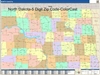 North Dakota State Zip Code Map