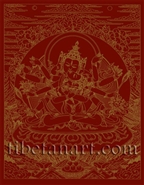 Samayavajra Silk Screen Print