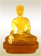 Statue Shakyamuni Buddha, Glass