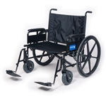 Gendron 5252620520, Bariatric Fixed Back Wheelchair - 26W x 20D x 15.5 H