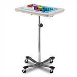 Clinton 6901 One-Bin Mobile Phlebotomy Stand