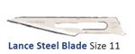 Cincinnati Lance Stainless Steel Blades - Size 11 - Sterile - 100/Box