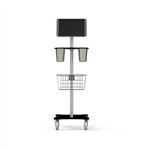 ViewBladder 10 Mobile Cart w/ Basket & Two Cups