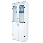 Harloff SureDry 8 Scope Cabinet with Dri-Scope Aid, Double Doors with Tempered Glass and Key Lock