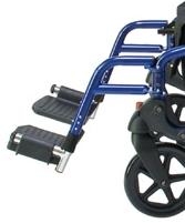 Lumex Hybridlx Rollator Transport Chair Replacement Footrests Blue