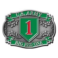 US Army 1st Inf Division Belt Buckle - B0105