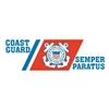 US Coast Guard Bumper Sticker D50-CG