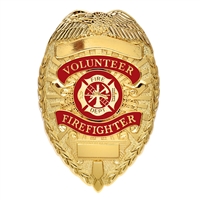 Rothco Gold Deluxe Fire Department Badge - 1929
