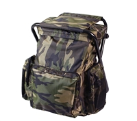 Rothco Woodland Camo Backpack Stool Combo Pack  4548