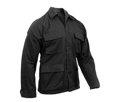 Rothco Black Military BDU Shirts - 7970