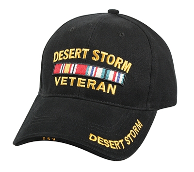 Rothco Black Desert Storm Veteran Cap - 9323