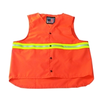 Snap N Wear Safety Vest with Reflective Trim - DSV390