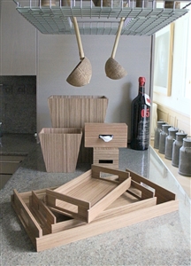 Luxury Kitchen Accessories in fresh light wood
