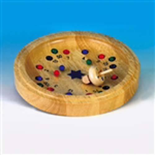 Dreidel Roulette, a wooden game of chance and challenge